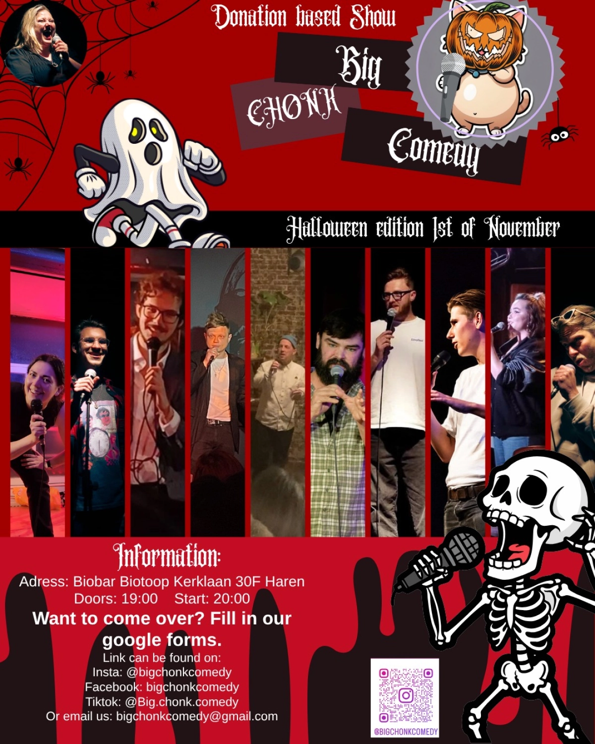 Chonk Comedy – Halloween Editie 